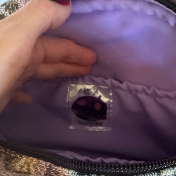 Love, Pain, and Stitches Floral quilted Bag with Pumpkin Design - Picture 3 of 3